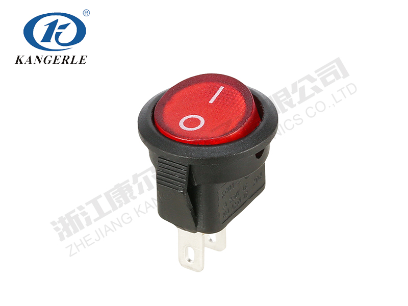 KCD1-204-2P透明红钮